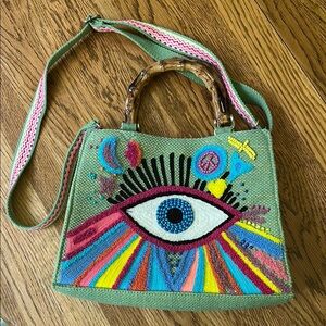 TJMAXX beaded bag - evil eye NWOT